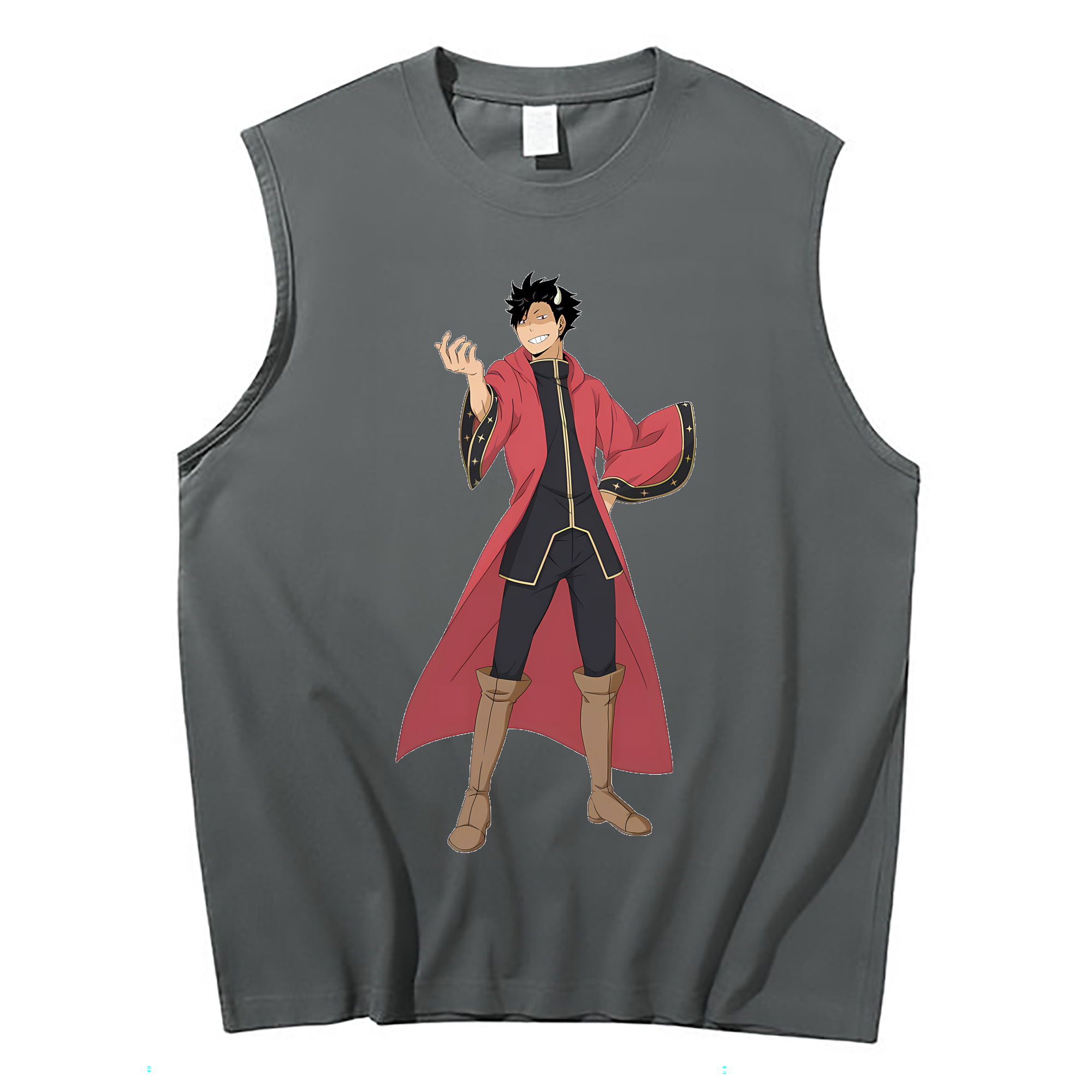 （画像用） ハイキュー!! Haikyu!! コットン100％タンクトップ（フロントプリント）